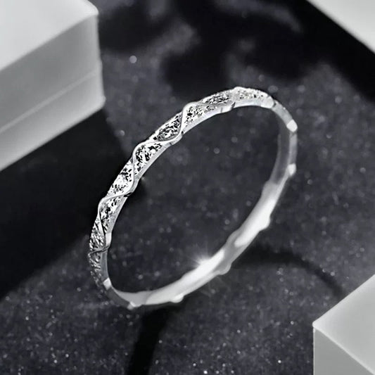 Crushed Ice 925 Silver Bracelet
