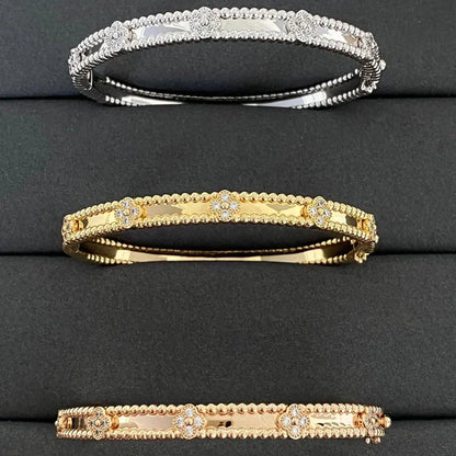 [Eterna Jewels]KLEEBUTT-ARMBAND 4MM DIAMANTEN
