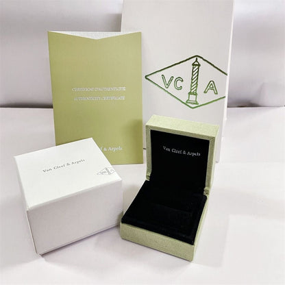 VA CLOVER ARMBAND HALSKETTE RING BOX GESCHENKTÜTE