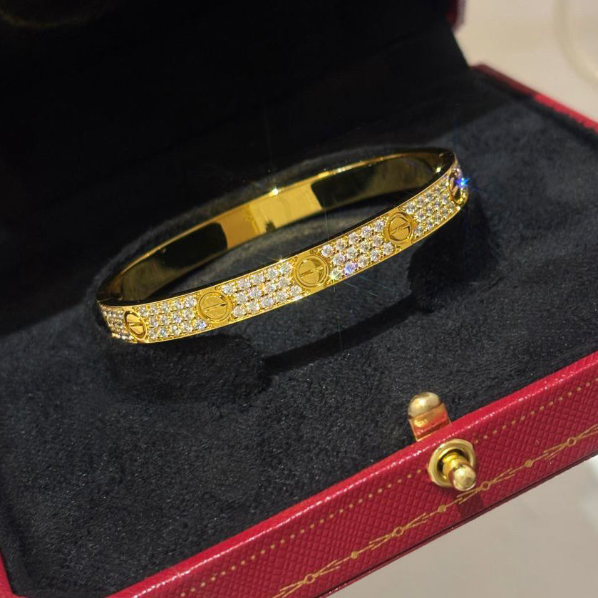 [Eterna Jewels]LOVE BRACELET 6.1MM DIAMOND-PAVED