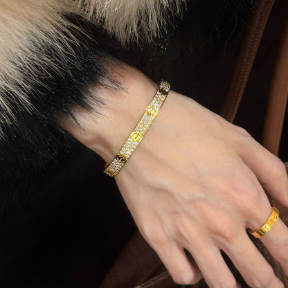 [Eterna Jewels]LOVE BRACELET 6.1MM DIAMOND-PAVED