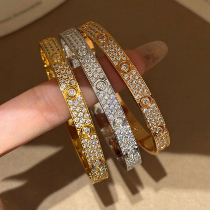 [Eterna Jewels]LOVE BRACELET 6.1MM DIAMOND-PAVED 10 BIG DIAMONDS