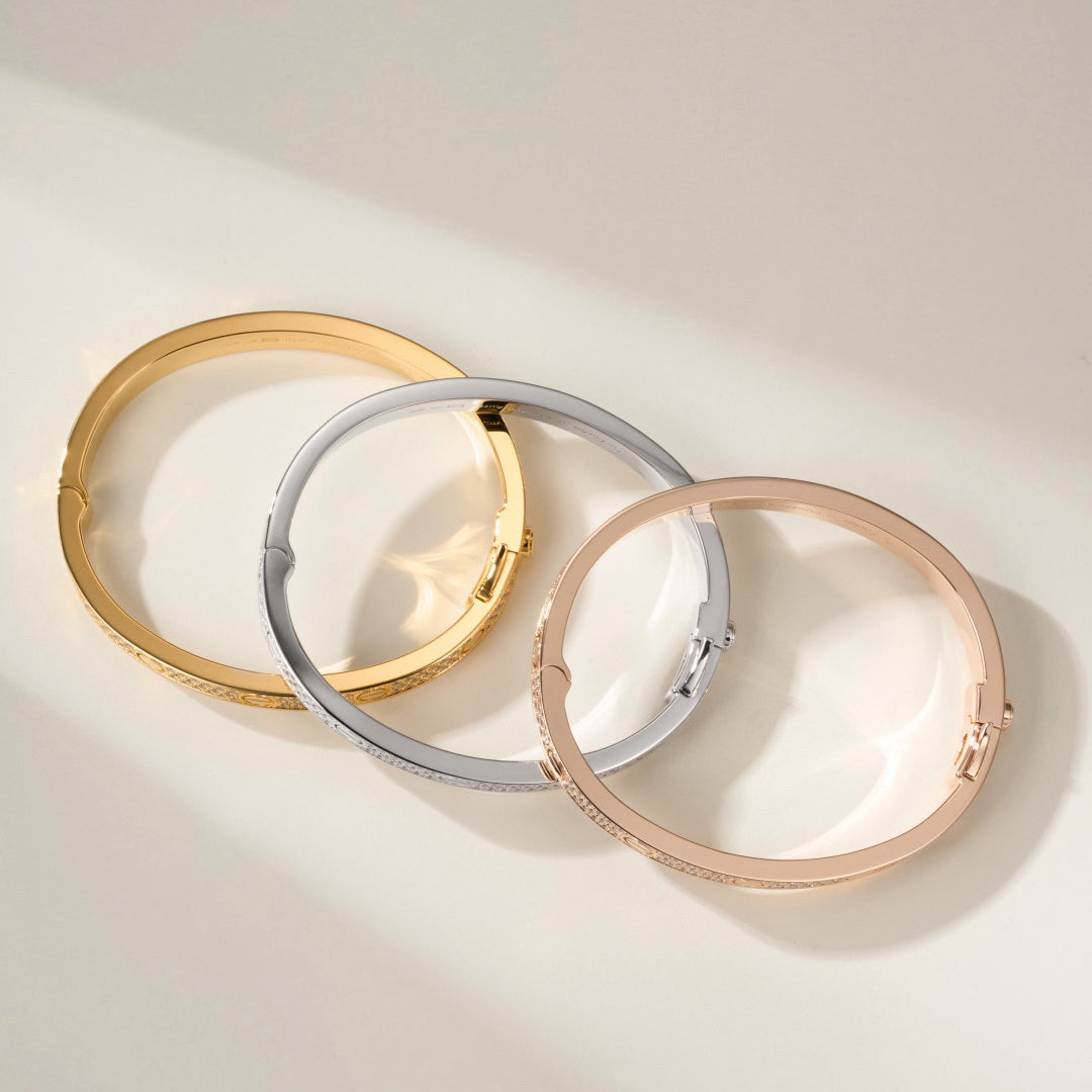 [Eterna Jewels]LOVE BRACELET 6.1MM DIAMOND-PAVED