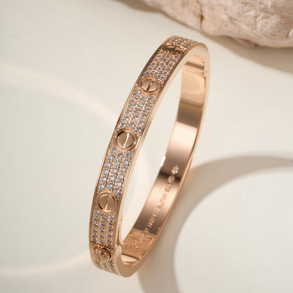 [Eterna Jewels]LOVE BRACELET 6.1MM DIAMOND-PAVED