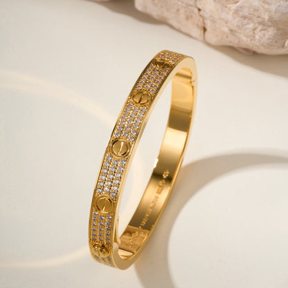 [Eterna Jewels]LOVE BRACELET 6.1MM DIAMOND-PAVED