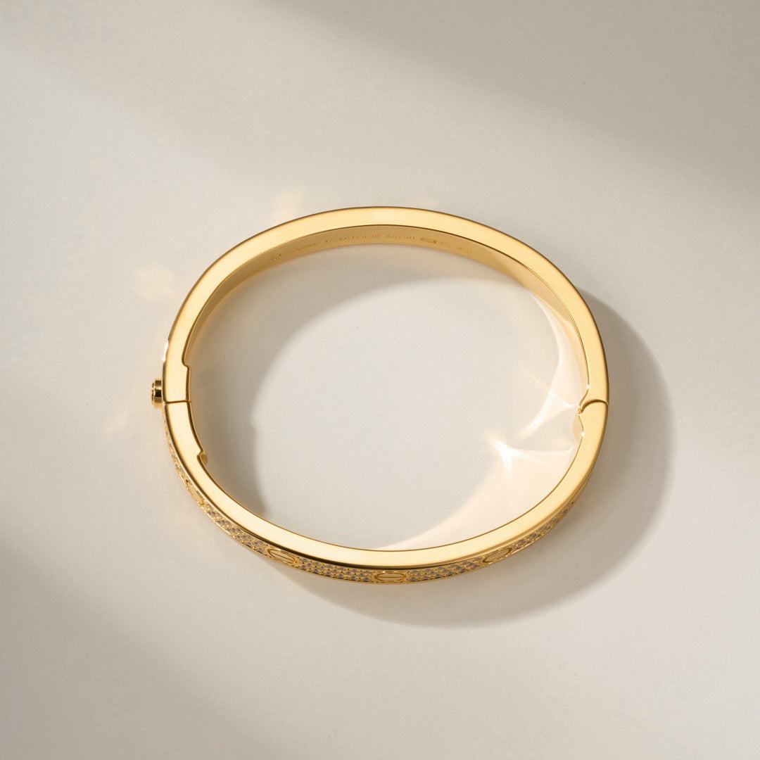 [Eterna Jewels]LOVE BRACELET 6.1MM DIAMOND-PAVED