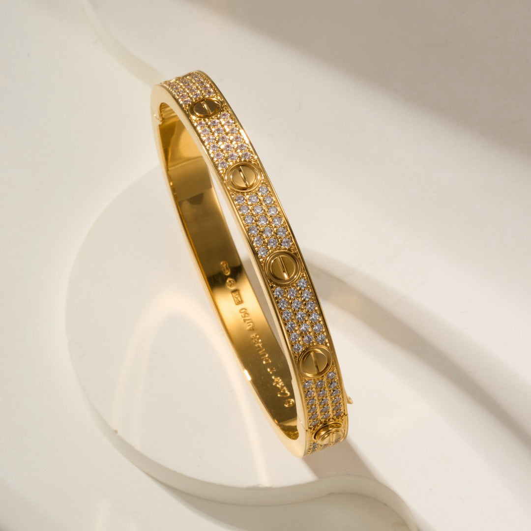 [Eterna Jewels]LOVE BRACELET 6.1MM DIAMOND-PAVED