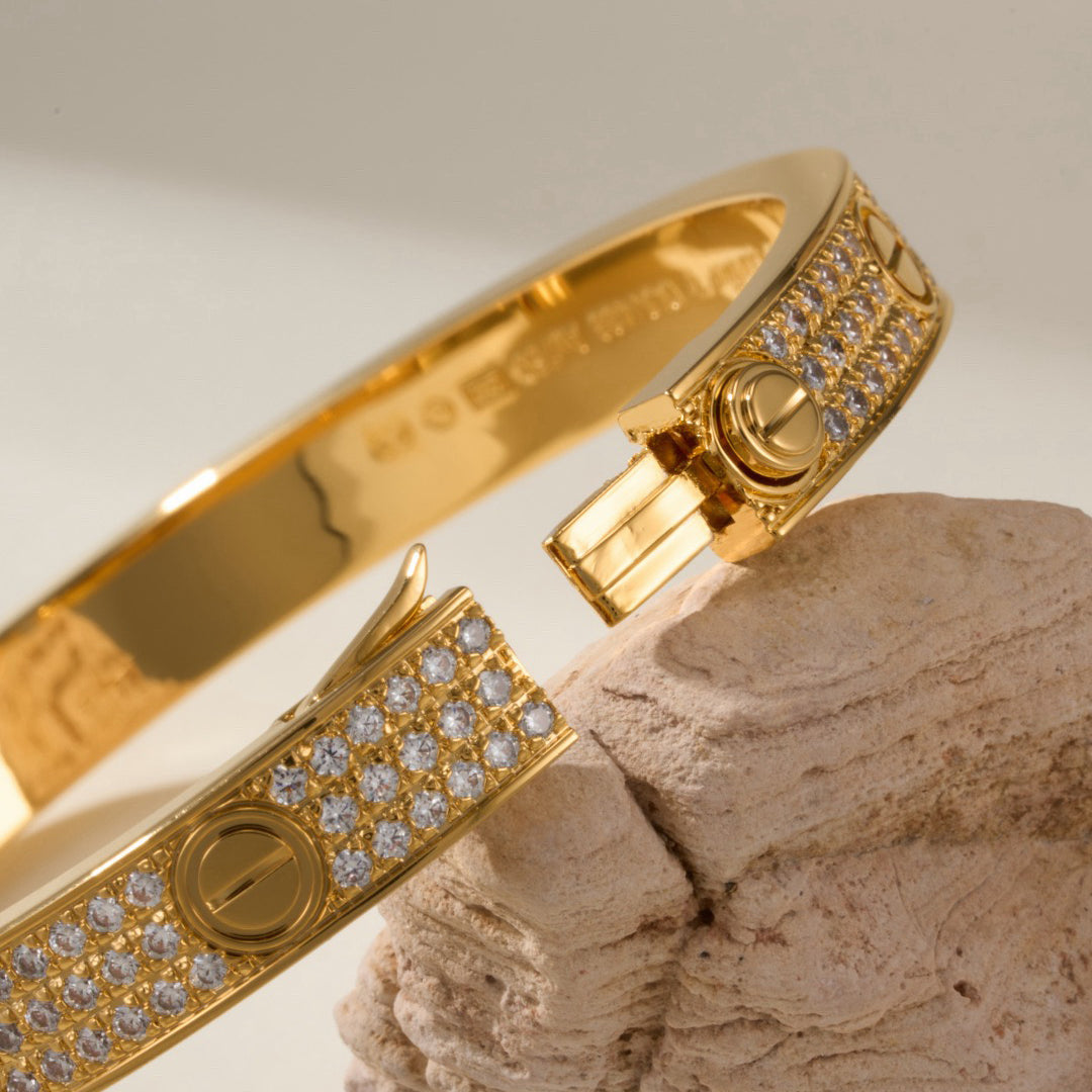 [Eterna Jewels]LOVE BRACELET 6.1MM DIAMOND-PAVED