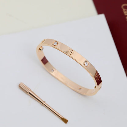 [Eterna Jewels]LOVE BRACELET 6.1MM 4 DIAMONDS