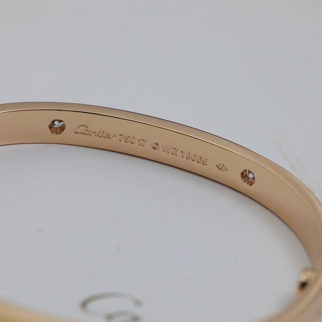 [Eterna Jewels]LOVE BRACELET 6.1MM 4 DIAMONDS