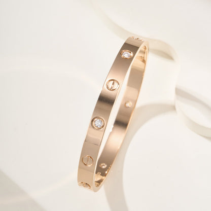 [Eterna Jewels]LOVE BRACELET 6.1MM 4 DIAMONDS
