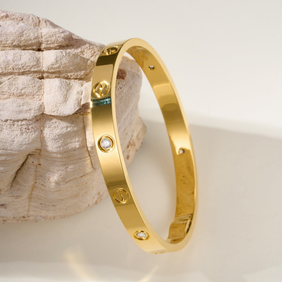 [Eterna Jewels]LOVE BRACELET 6.1MM 4 DIAMONDS