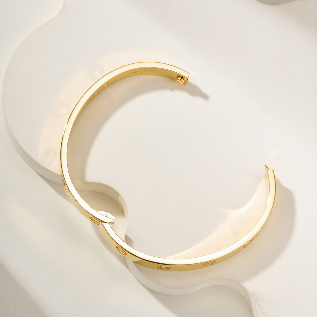 [Eterna Jewels]LOVE BRACELET 6.1MM 4 DIAMONDS