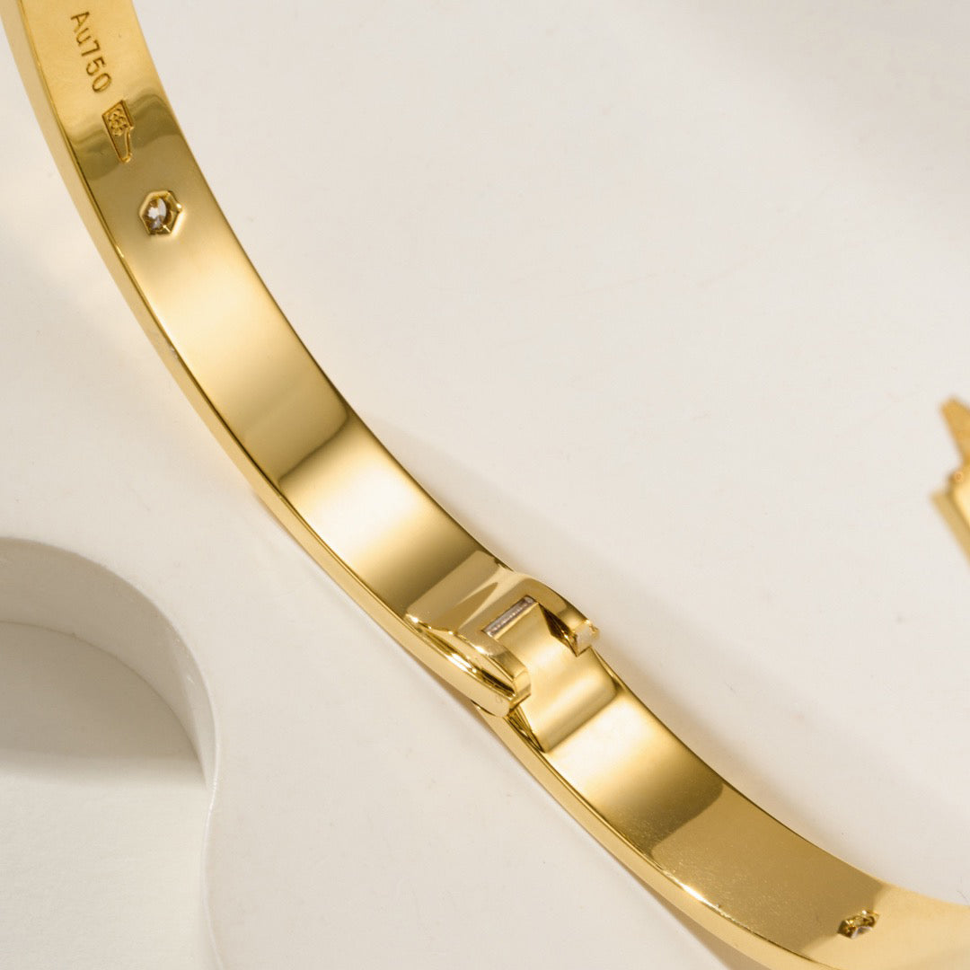[Eterna Jewels]LOVE BRACELET 6.1MM 4 DIAMONDS