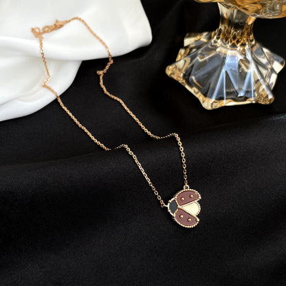 [Eterna Jewels]LUCKY CARNELIANS MARIENKÄFER-HALSKETTE