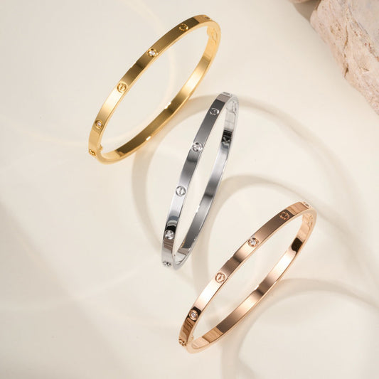 [Eterna Jewels]LOVE BRACELET 3.65MM 6 DIAMONDS