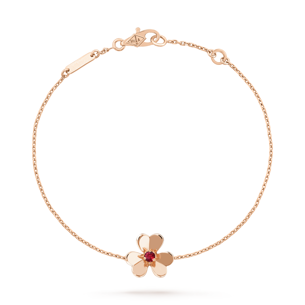 [Eterna Jewels]ARMBAND FRIVOLE GOLD BLUME ROSA MALACHIT