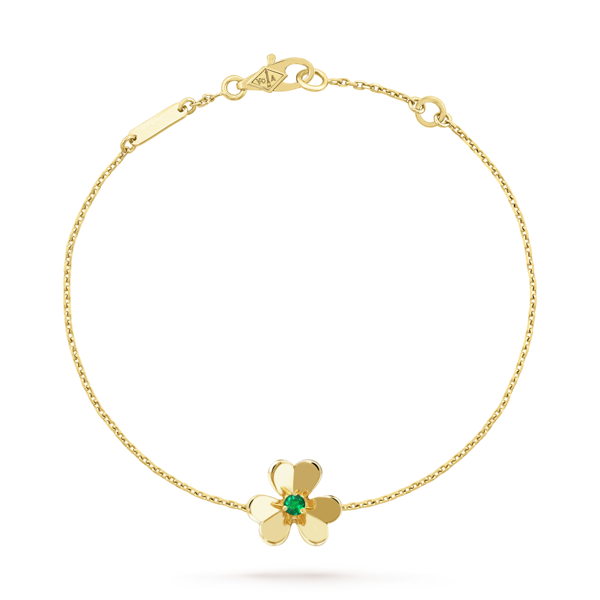 [Eterna Jewels]ARMBAND FRIVOLE GOLD BLUME ROSA MALACHIT