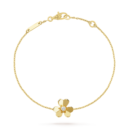 [Eterna Jewels]ARMBAND FRIVOLE GOLD BLUME ROSA MALACHIT