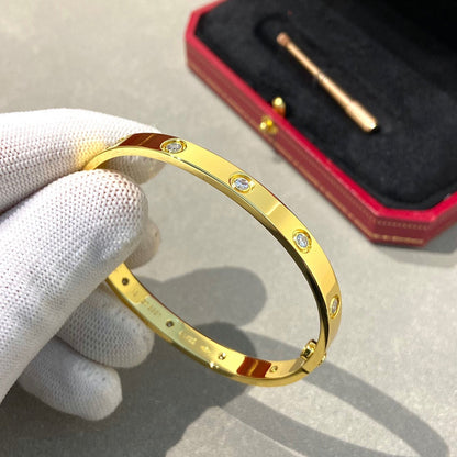 [Eterna Jewels]LOVE BRACELET 6.1MM 10 DIAMONDS