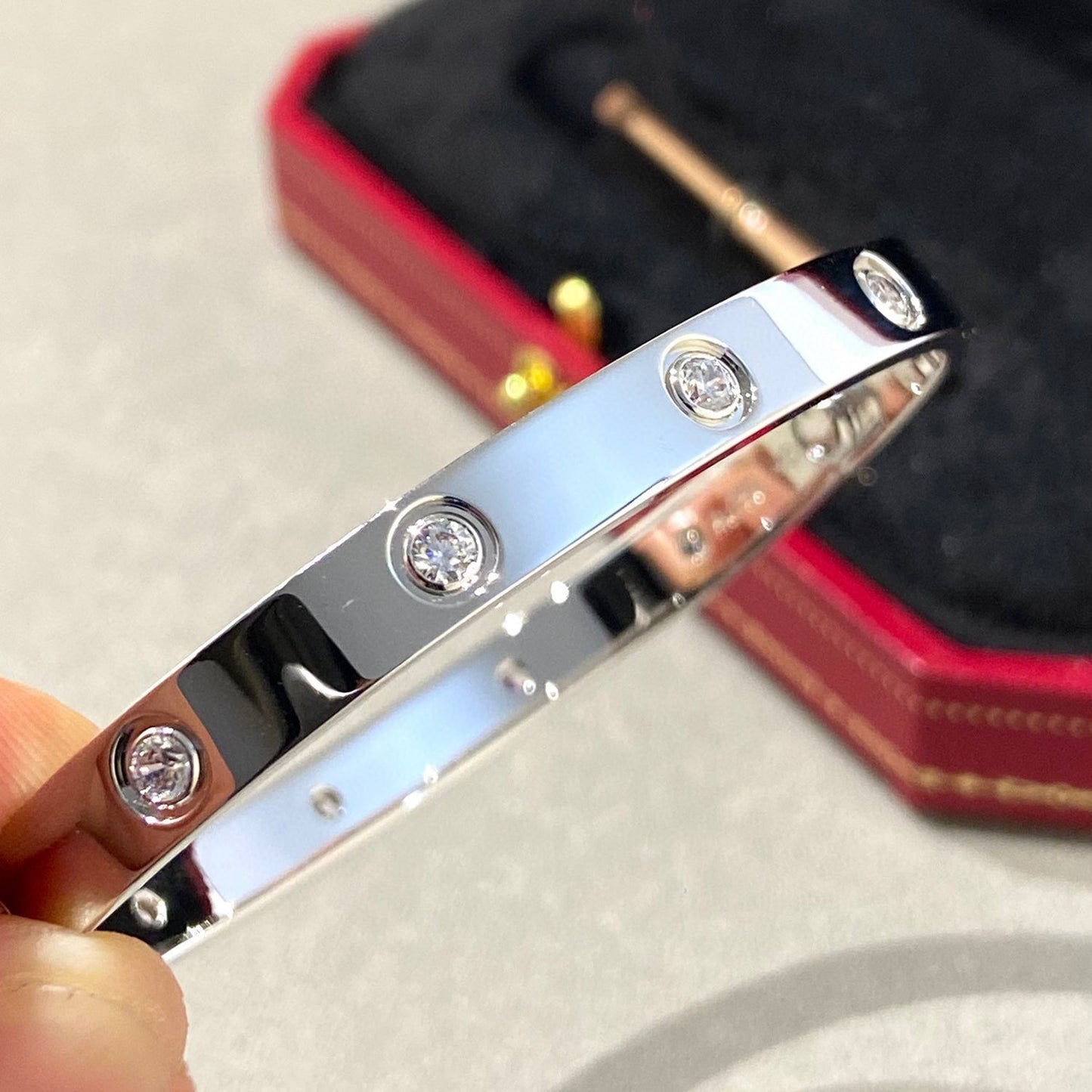 [Eterna Jewels]LOVE BRACELET 6.1MM 10 DIAMONDS