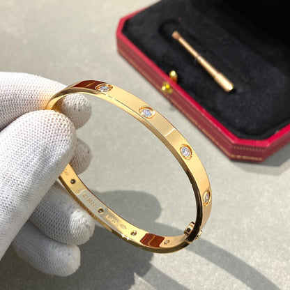 [Eterna Jewels]LOVE BRACELET 6.1MM 10 DIAMONDS