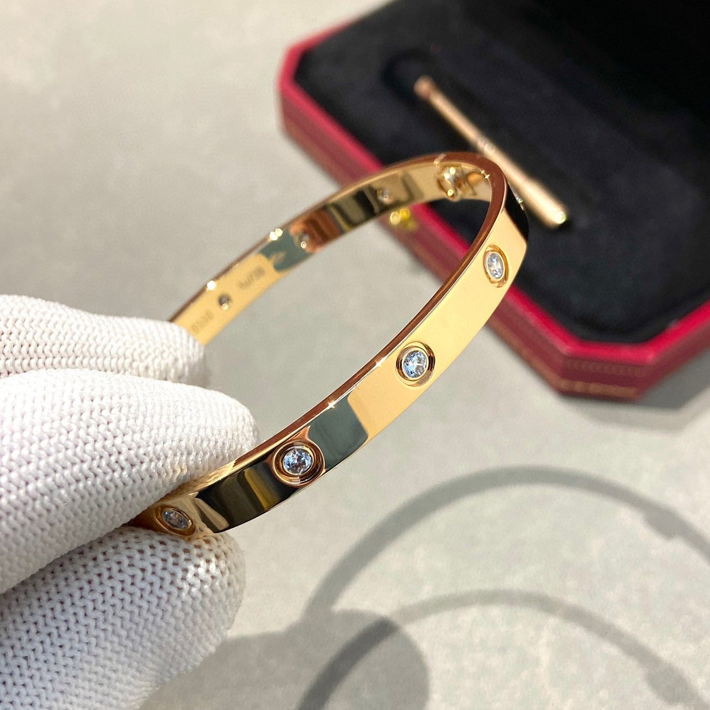 [Eterna Jewels]LOVE BRACELET 6.1MM 10 DIAMONDS
