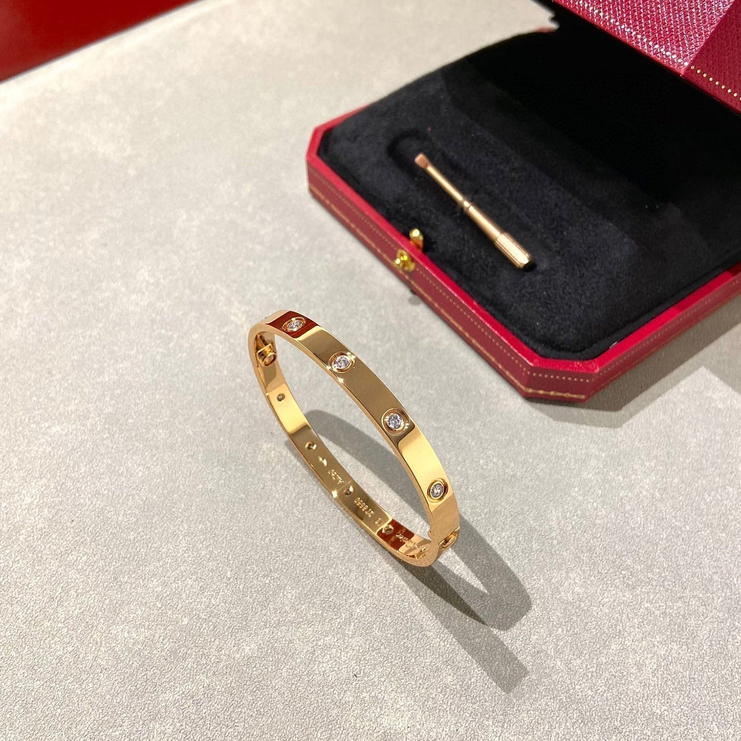 [Eterna Jewels]LOVE BRACELET 6.1MM 10 DIAMONDS