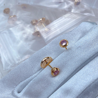 [Eterna Jewels]DAMOUR PING DIAMOND EARRINGS