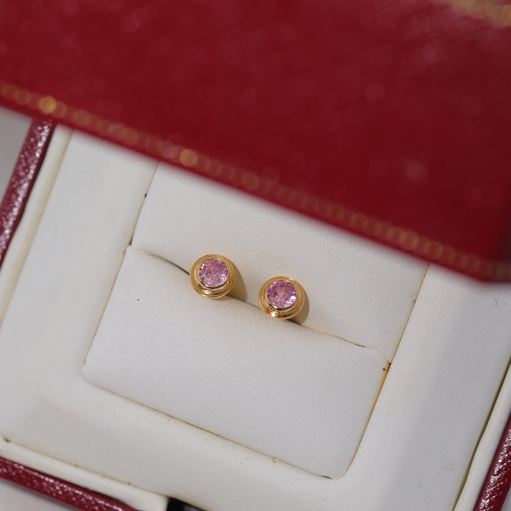 [Eterna Jewels]DAMOUR PING DIAMOND EARRINGS