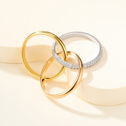 [Eterna Jewels]TRINITY 2.5MM RING COLLECTION