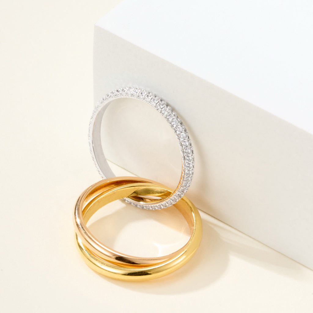 [Eterna Jewels]TRINITY 2.5MM RING COLLECTION