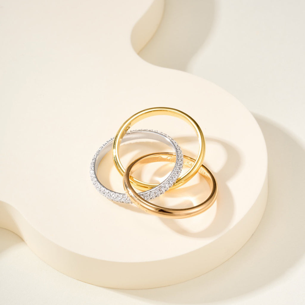 [Eterna Jewels]TRINITY 2.5MM RING COLLECTION