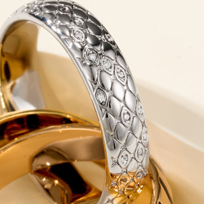 [Eterna Jewels]TRINITY  RING LEOPARD PRINT
