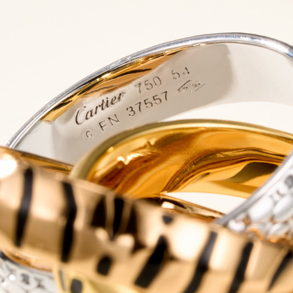 [Eterna Jewels]TRINITY  RING LEOPARD PRINT