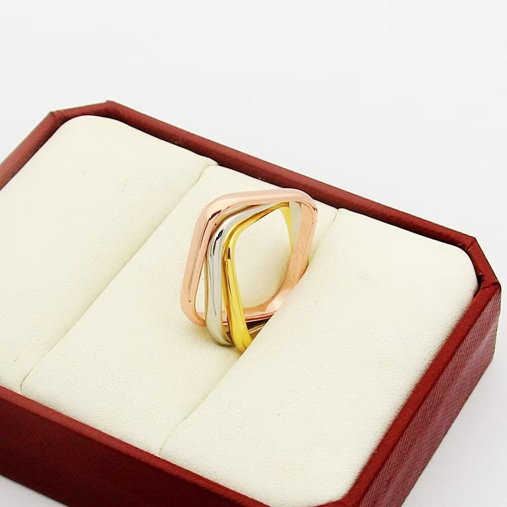 [Eterna Jewels]TRINITY 3.5MM CUSHION RING COLLECTION