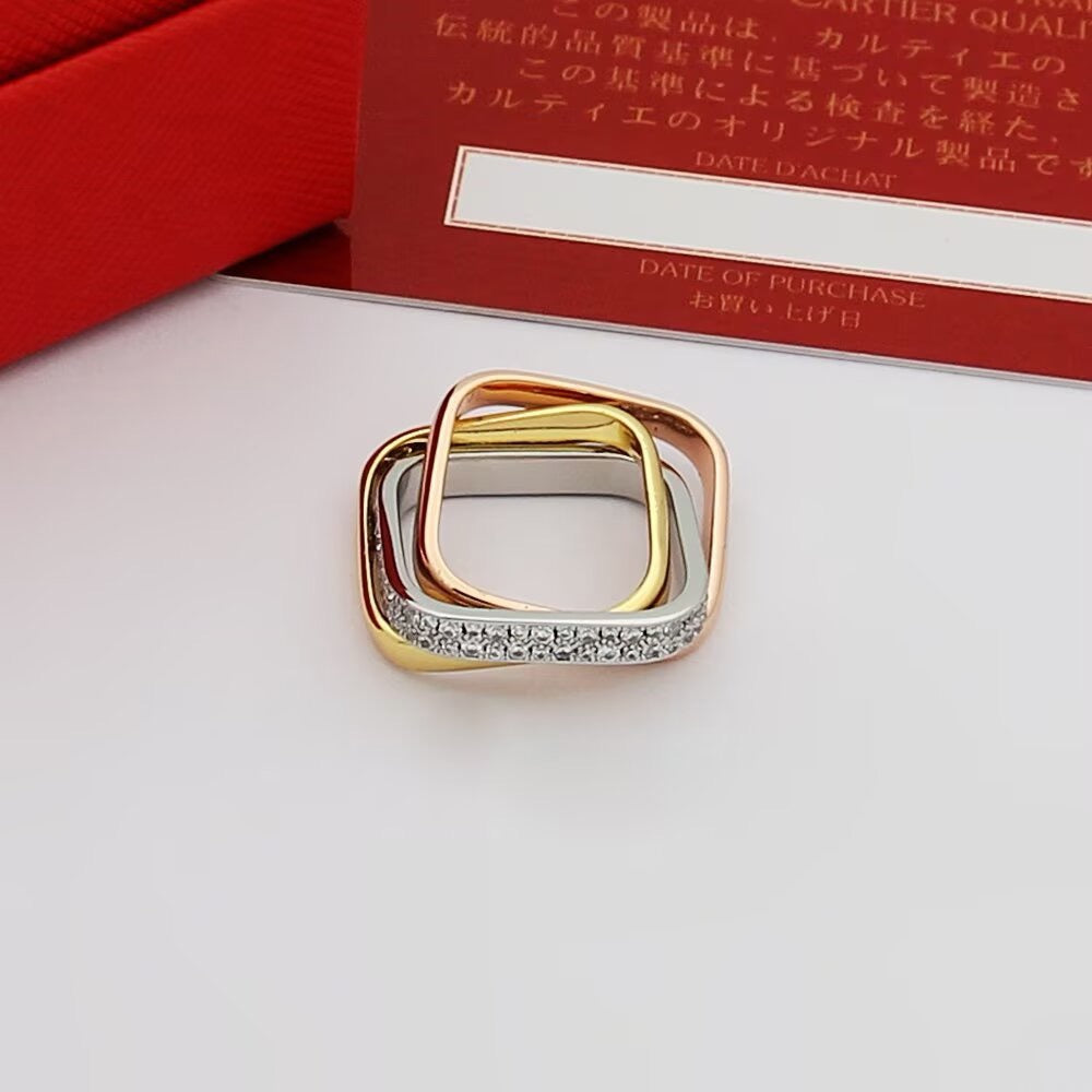 [Eterna Jewels]TRINITY 3.5MM CUSHION RING COLLECTION