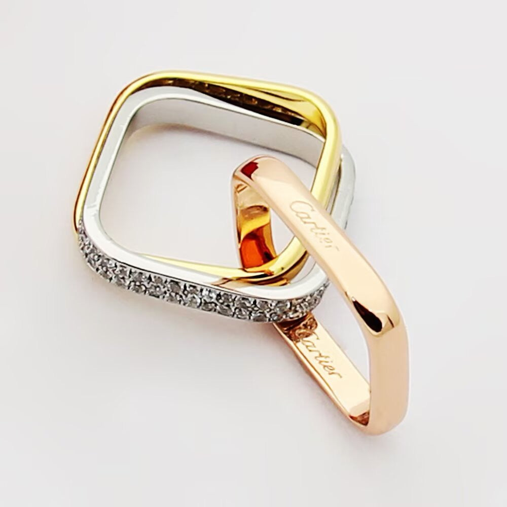 [Eterna Jewels]TRINITY 3.5MM CUSHION RING COLLECTION