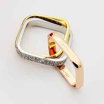[Eterna Jewels]TRINITY 3.5MM CUSHION RING COLLECTION