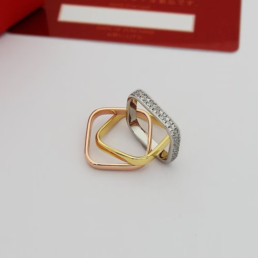 [Eterna Jewels]TRINITY 3.5MM CUSHION RING COLLECTION