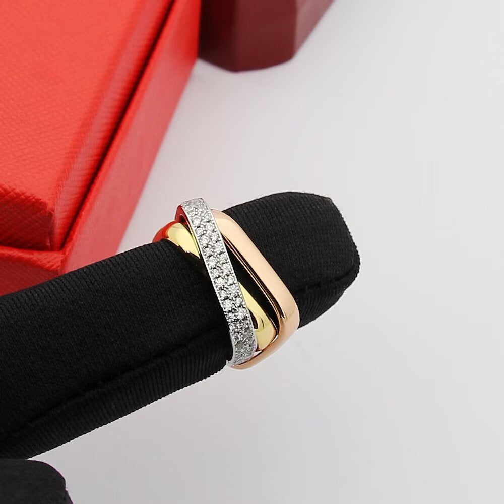 [Eterna Jewels]TRINITY 3.5MM CUSHION RING COLLECTION