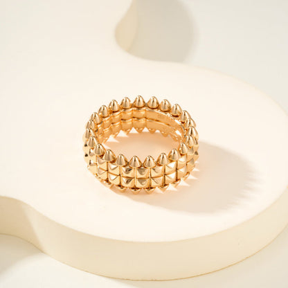 [Eterna Jewels]CLASH 9.2MM DOUBLE ROW RING