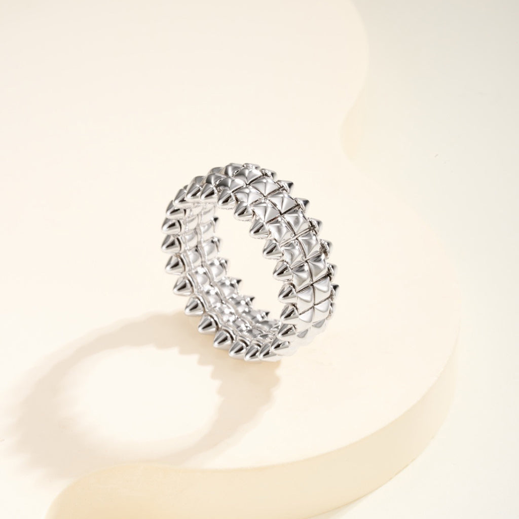 [Eterna Jewels]CLASH 9.2MM DOUBLE ROW RING