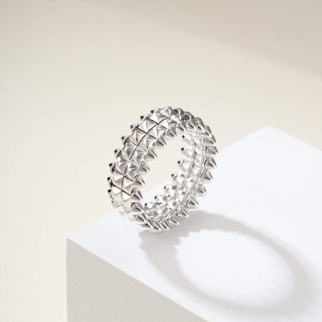 [Eterna Jewels]CLASH 9.2MM DOUBLE ROW RING