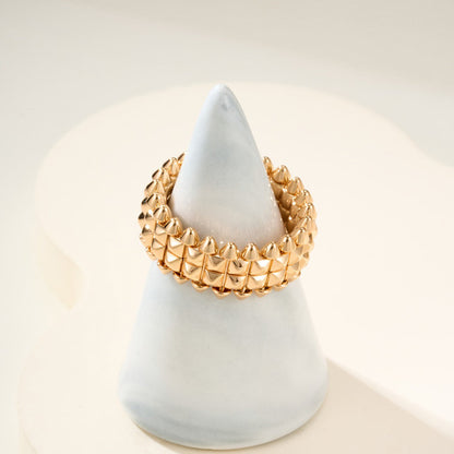 [Eterna Jewels]CLASH 9.2MM DOUBLE ROW RING