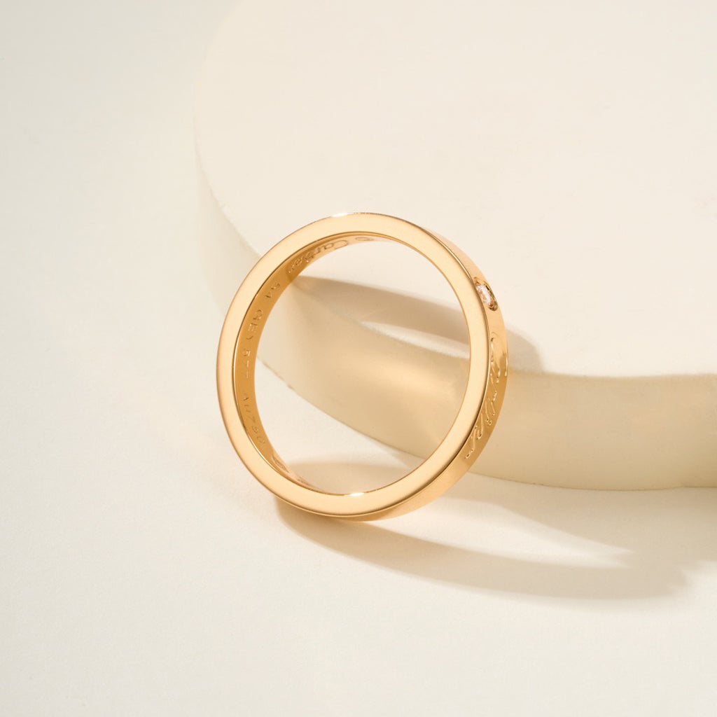 [Eterna Jewels]LOVE RING 4MM 1 DIAMOND