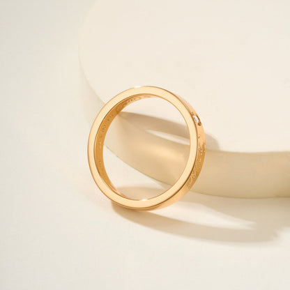 [Eterna Jewels]LOVE RING 4MM 1 DIAMOND