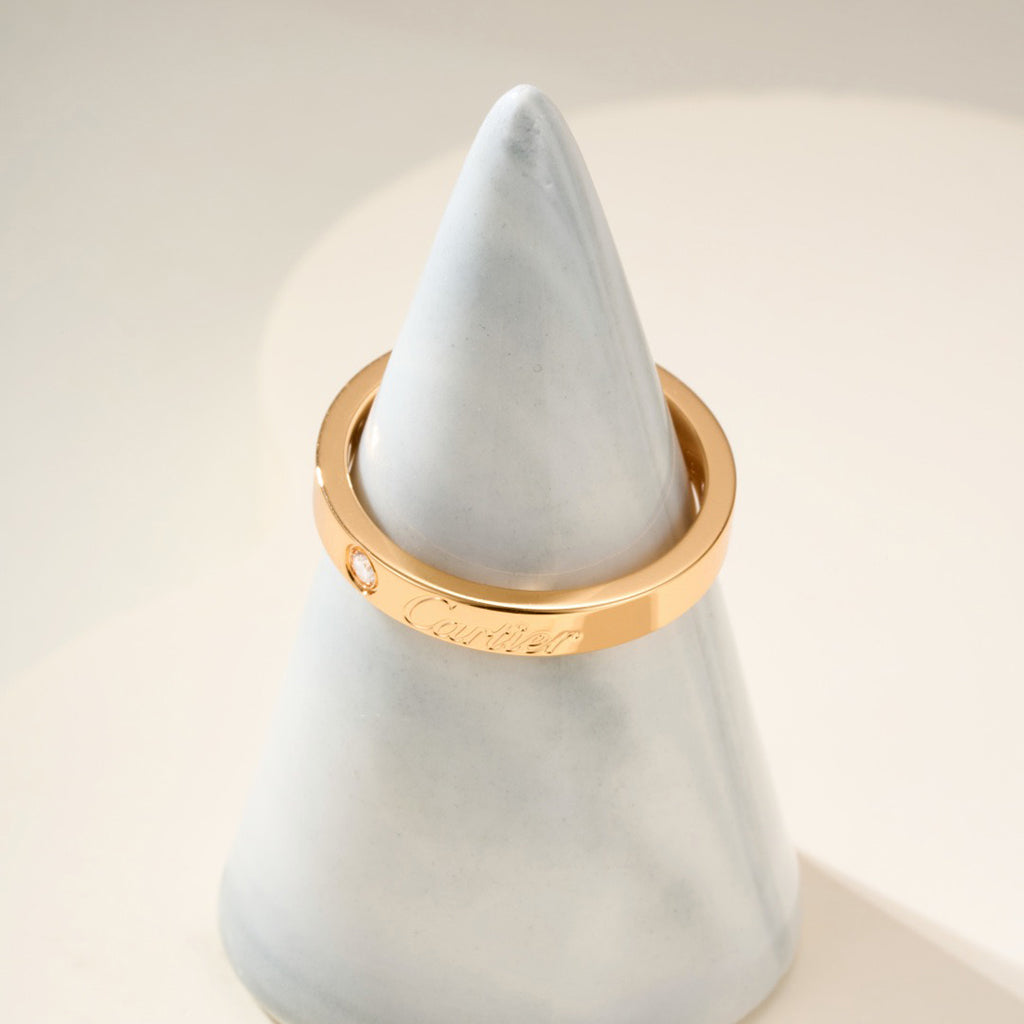 [Eterna Jewels]LOVE RING 4MM 1 DIAMOND