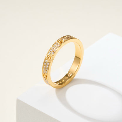 [Eterna Jewels]LOVE RING 2.65MM DIAMOND