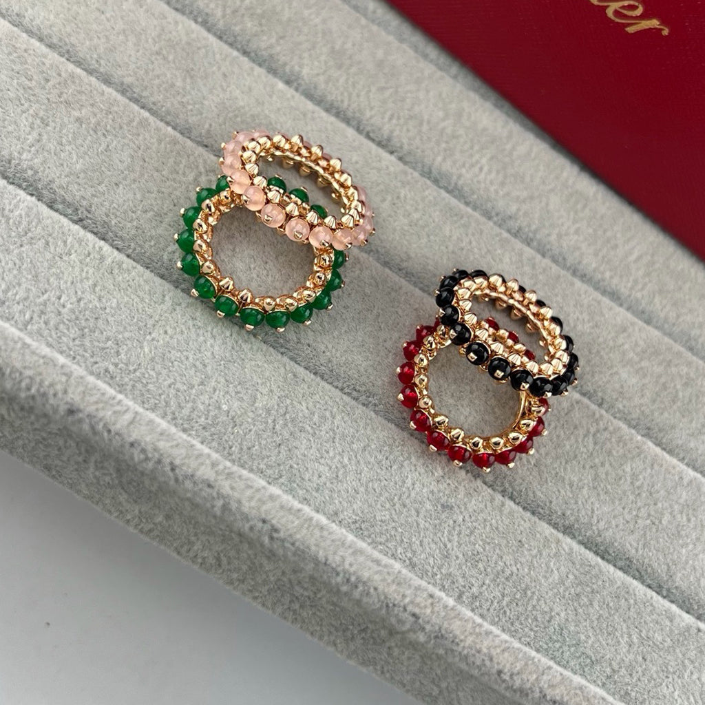 [Eterna Jewels]CLASH 7.9MM AGATE CHALCEDONY RING
